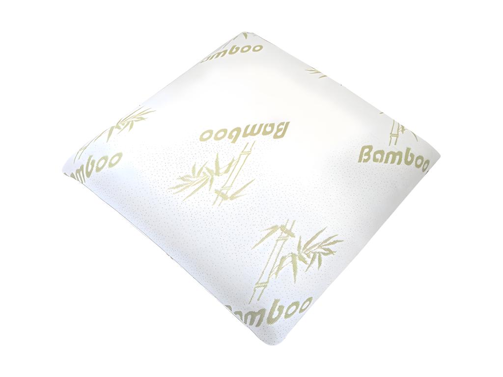 Almohada con memoria de forma douceur de bambou de naturea - 60x60 cm