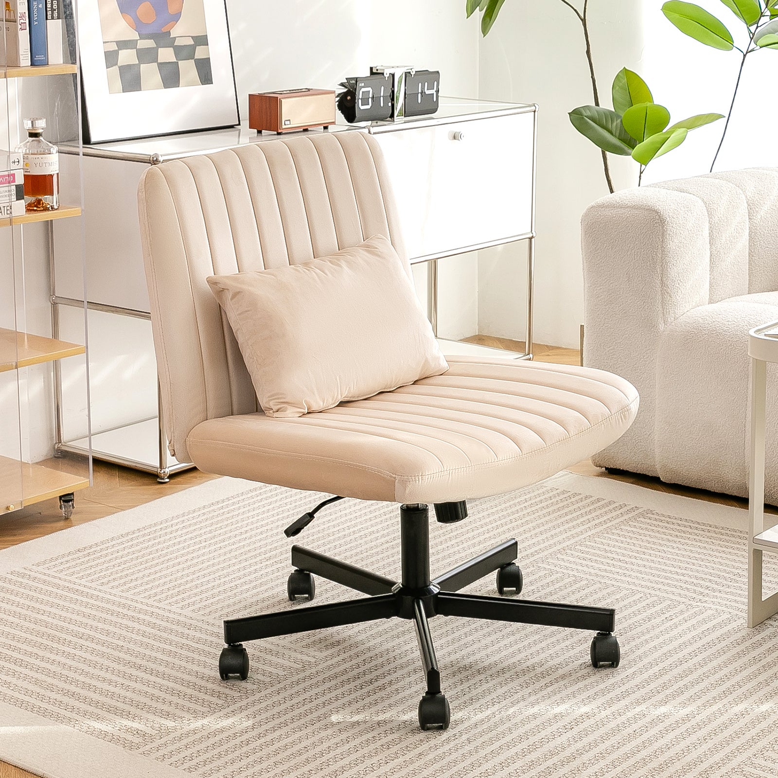 Chaise de travail chaise roulettes chaise pivotante rglable en hauteur