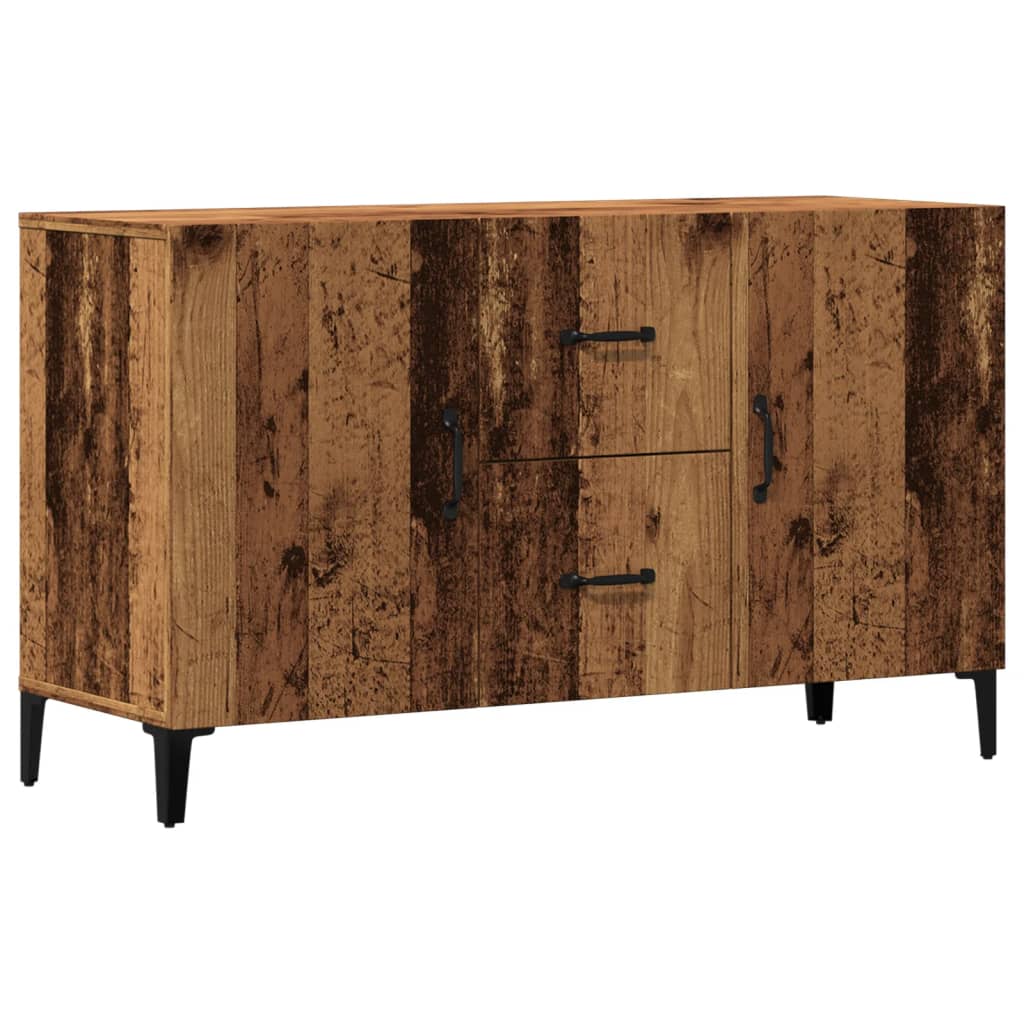 VIDAXL - Tavolino Nero Rovere 40x40x40 cm in Legno Ingegnerizzato