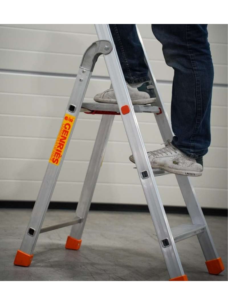 Echelle Domestique Marches Carrées Aluminium 8 Facal - 3