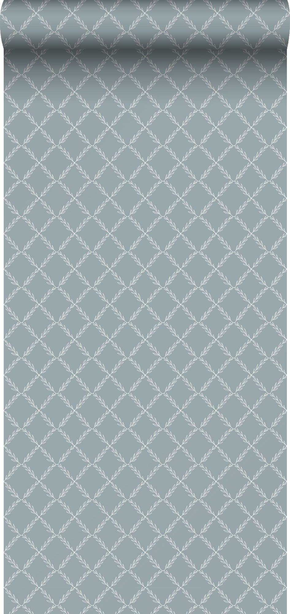 Tapeta graficzny romb diamentowy wieber gradient szaro-niebieskim - 53 cm x 10.05 m - DURO