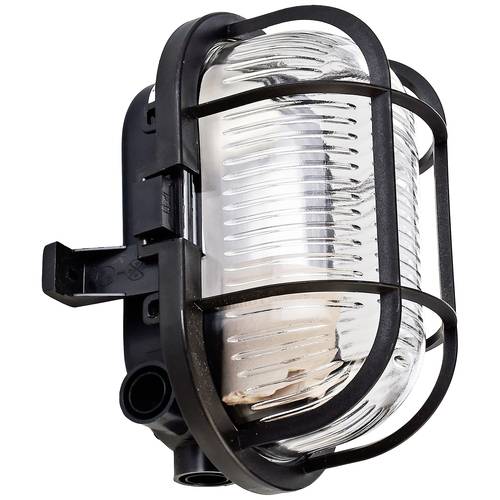 SYRMA OVAL lampa sufitowa żółw LED E27 lampa sufitowa piwnica garaż balkon taras 230V KOLOR CZARNY