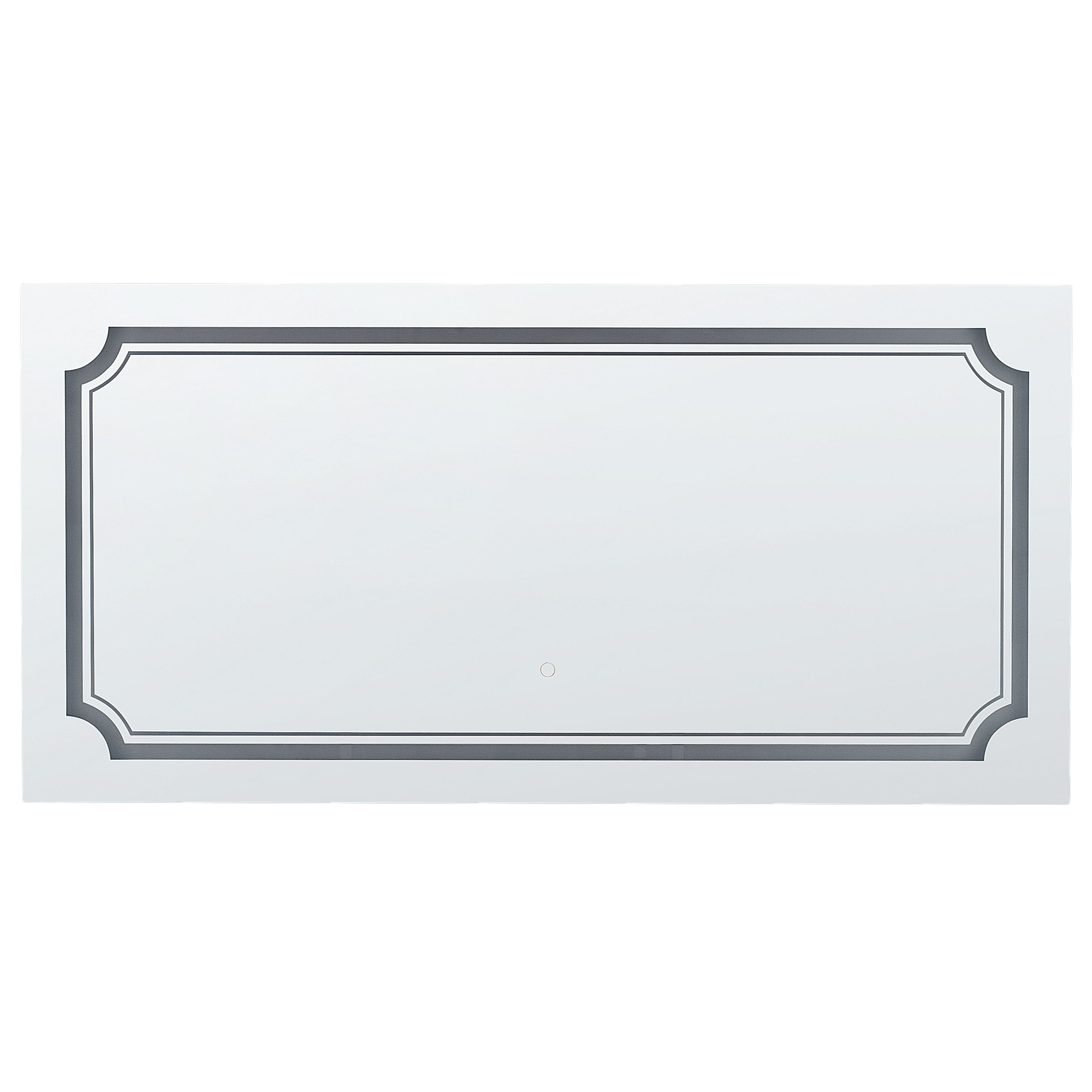 Oglindă LED pentru baie ARROMACHNES 120 cm 60 cm Argintiu