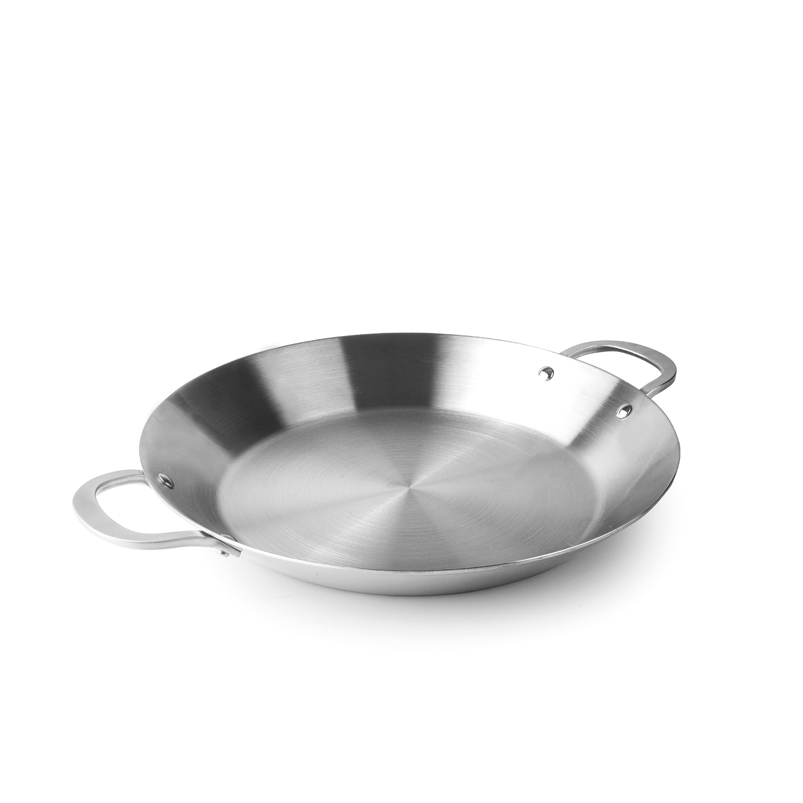 LACOR - 60839 - Plat Paella Induction, Poele Paella TriChef, Technologie TriLayer, Antiadhésif Quantanium, Poignées Inox, Induction, 7 Portions, Nettoyage Facile, ø 40 cm et Hauteur 6 cm LACOR - 60839 - Plat Paella Induction, Poele Paella TriChef, Technologie TriLayer, Antiadhésif Quantanium, Poignées Inox, Induction, 7 Portions, Nettoyage Facile, ø 40 cm et Hauteur 6 cm