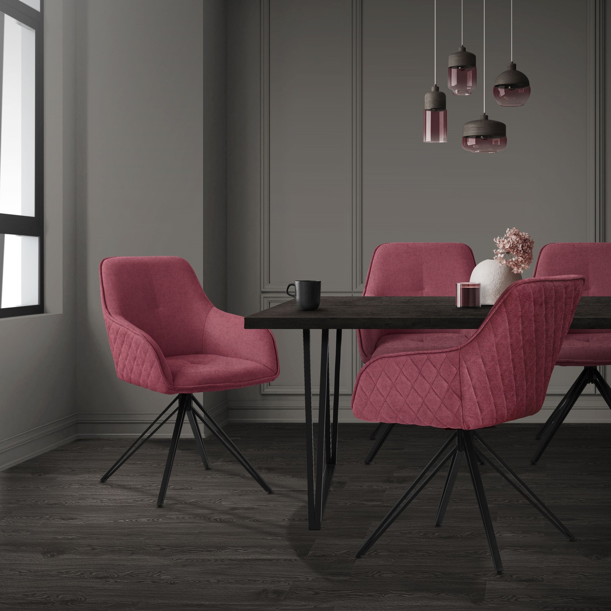 6 krzesło obrotowe krzesło do jadalni fotel krzesło obrotowe 360 stopni do salonu