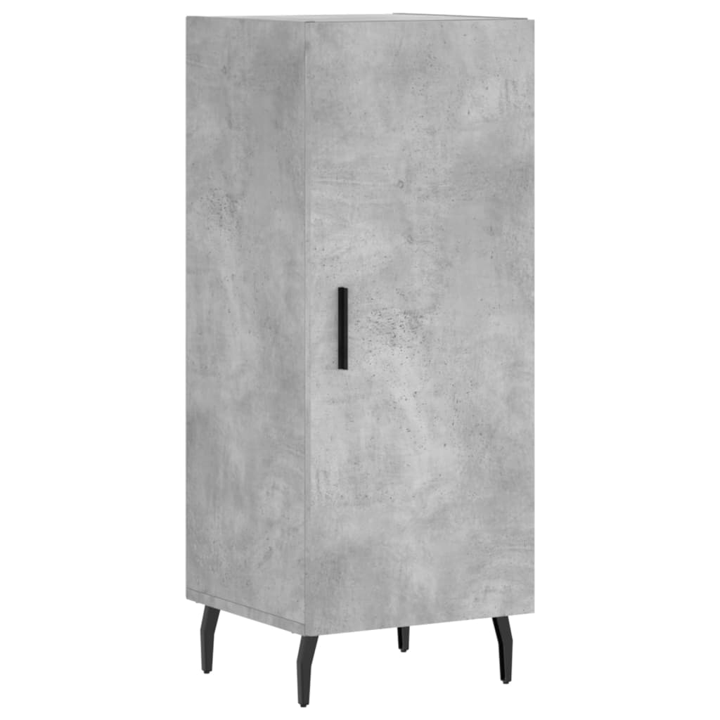 Credenza alta Grigio cemento 34,5x34x180 cm MDF - 7