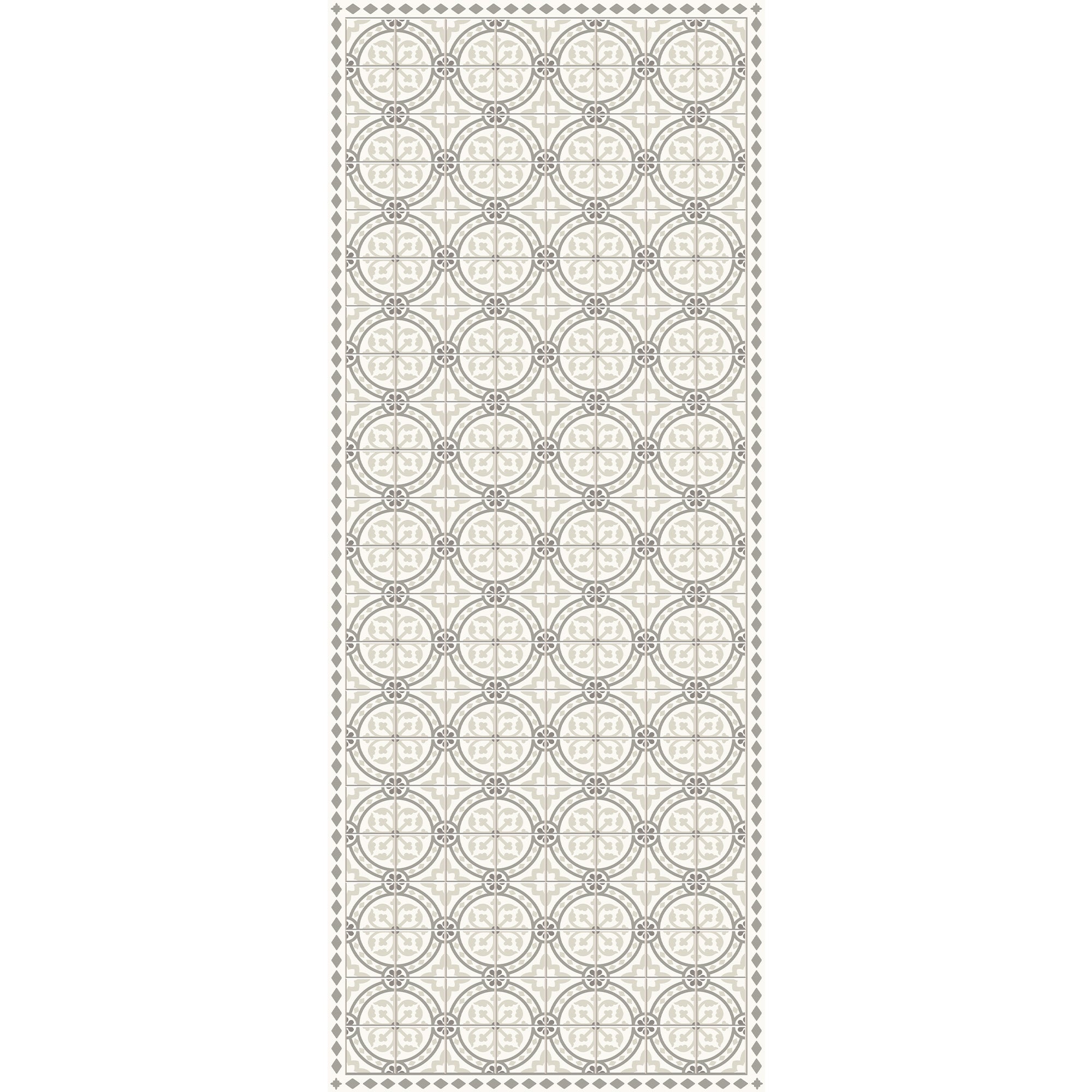 Tapis/ Motifs géométriques vintage / 61x152 cm - RUNNER/ Créé et fabriqué en France / DADA ART - 3
