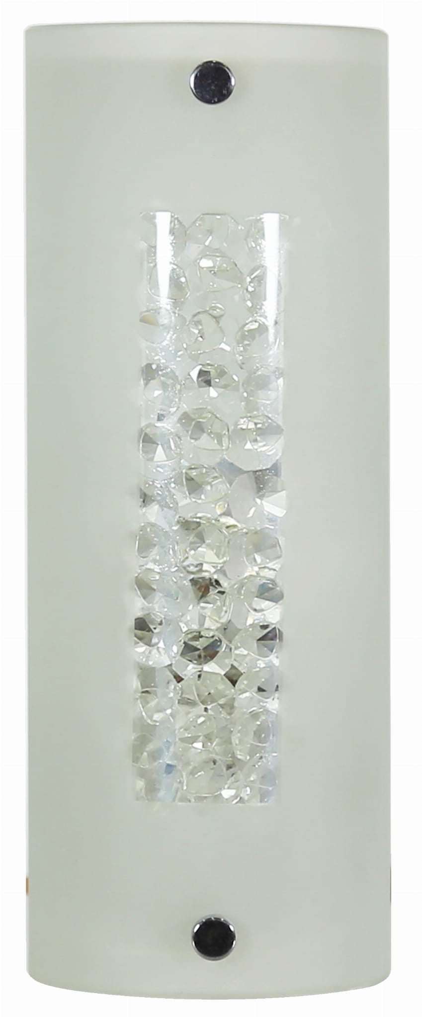 Plafon Abrego prostokątny biały 1xE27x20W wym: 10 x 9 cm IP20 szkło Candellux