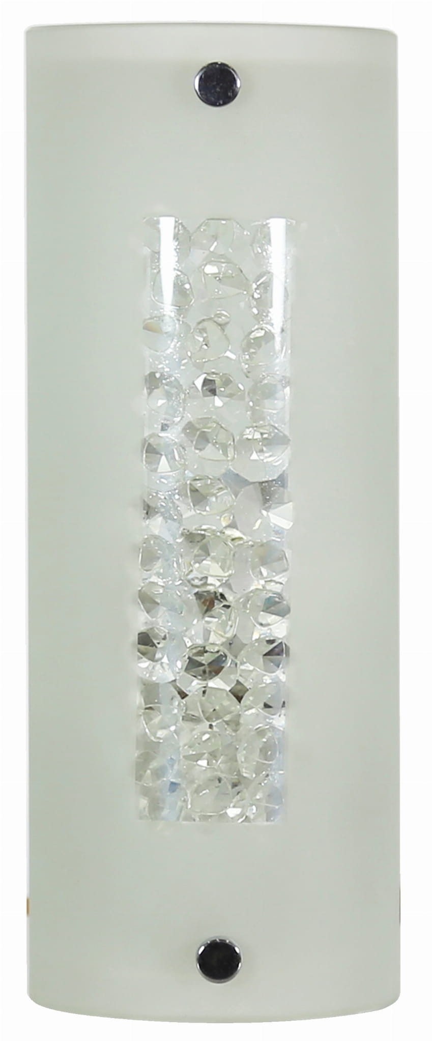 Plafon Abrego prostokątny biały 1xE27x20W wym: 10 x 9 cm IP20 szkło Candellux