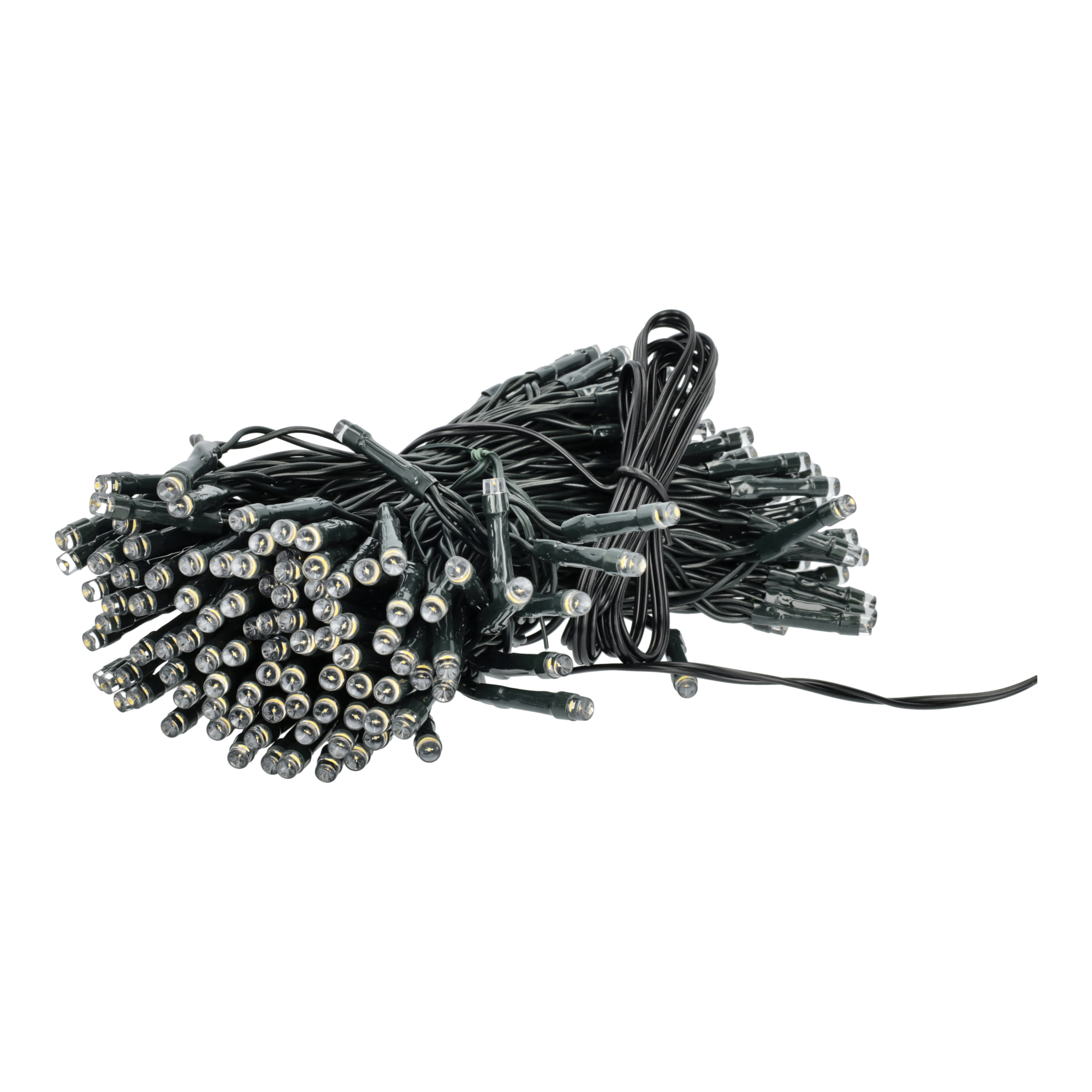 Jandei Guirnalda Led 20m 200 Led con Panel Solar 8 funciones, Blanco cálido 3000K, Batería Recargable 1200mA, Resistente al Agua - 7