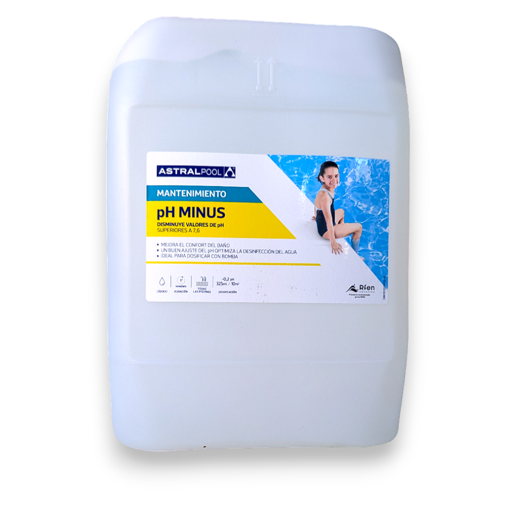 Minorador pH Minus líquido AstralPool 20 litros - 2