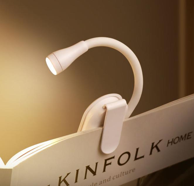 Lampe De Lecture Rechargeable à Pince 16 LED - Lampe Livre Avec Protection Yeux Et Col De Cygne