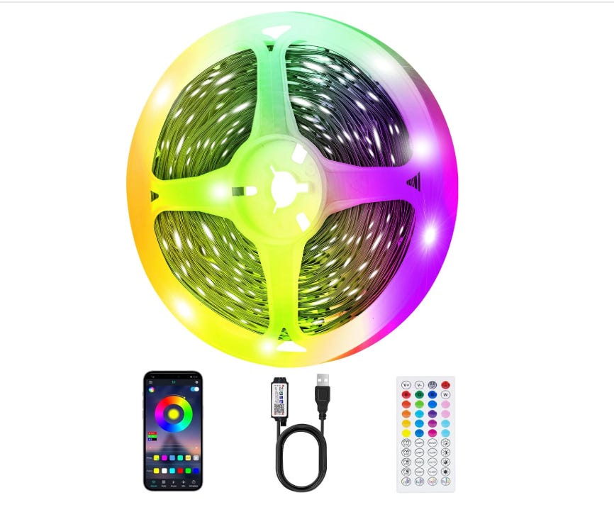 Beaeet Ruban LED 15m, Bande LED 5050 RGB Beaeet Ruban LED 15m, Bande LED 5050 RGB