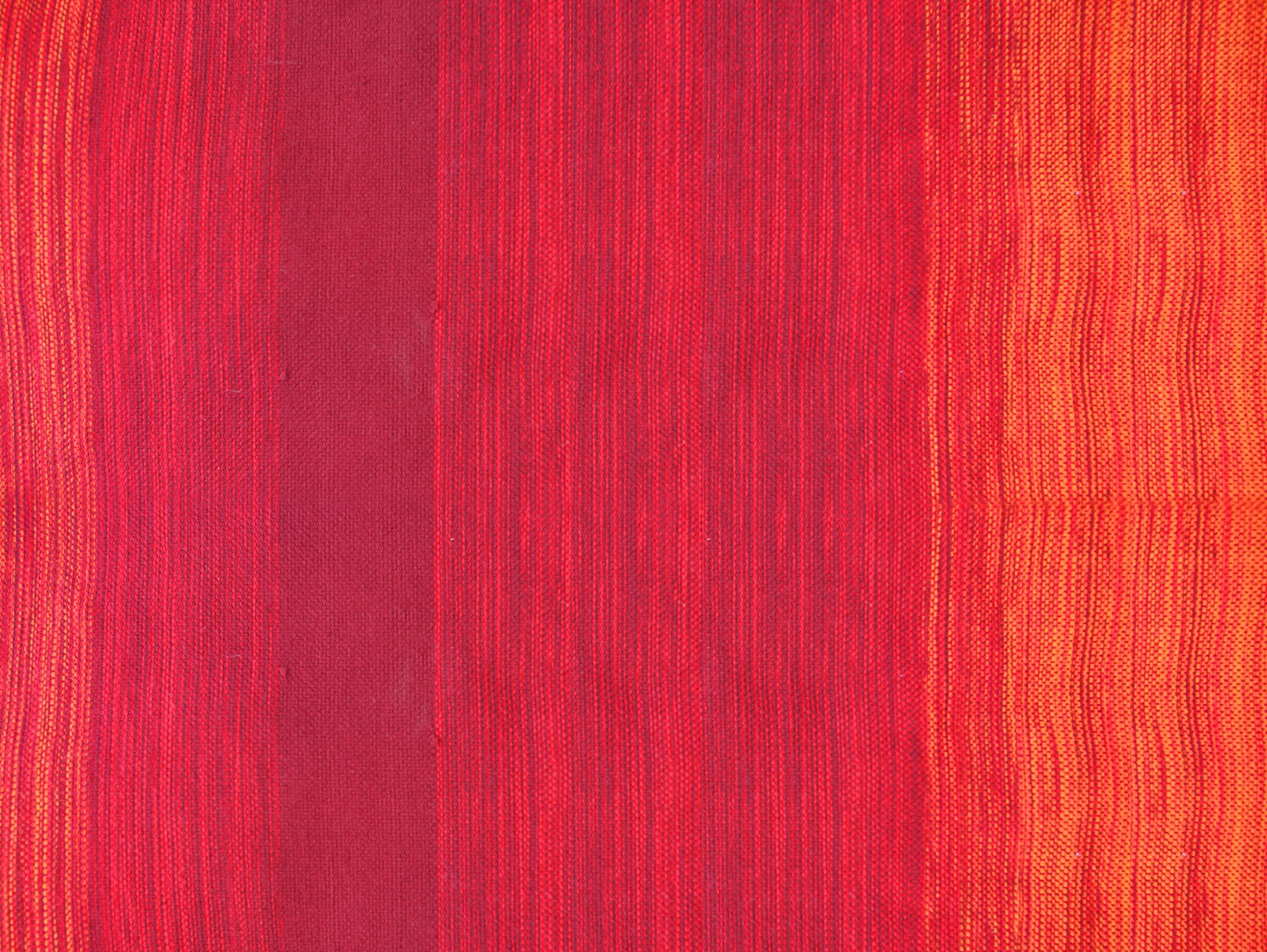 Alfombra de vinilo, feeling red 200x266 cm - pvc antideslizante, lisa impresa, vinilica para cocina o salón, lavable
