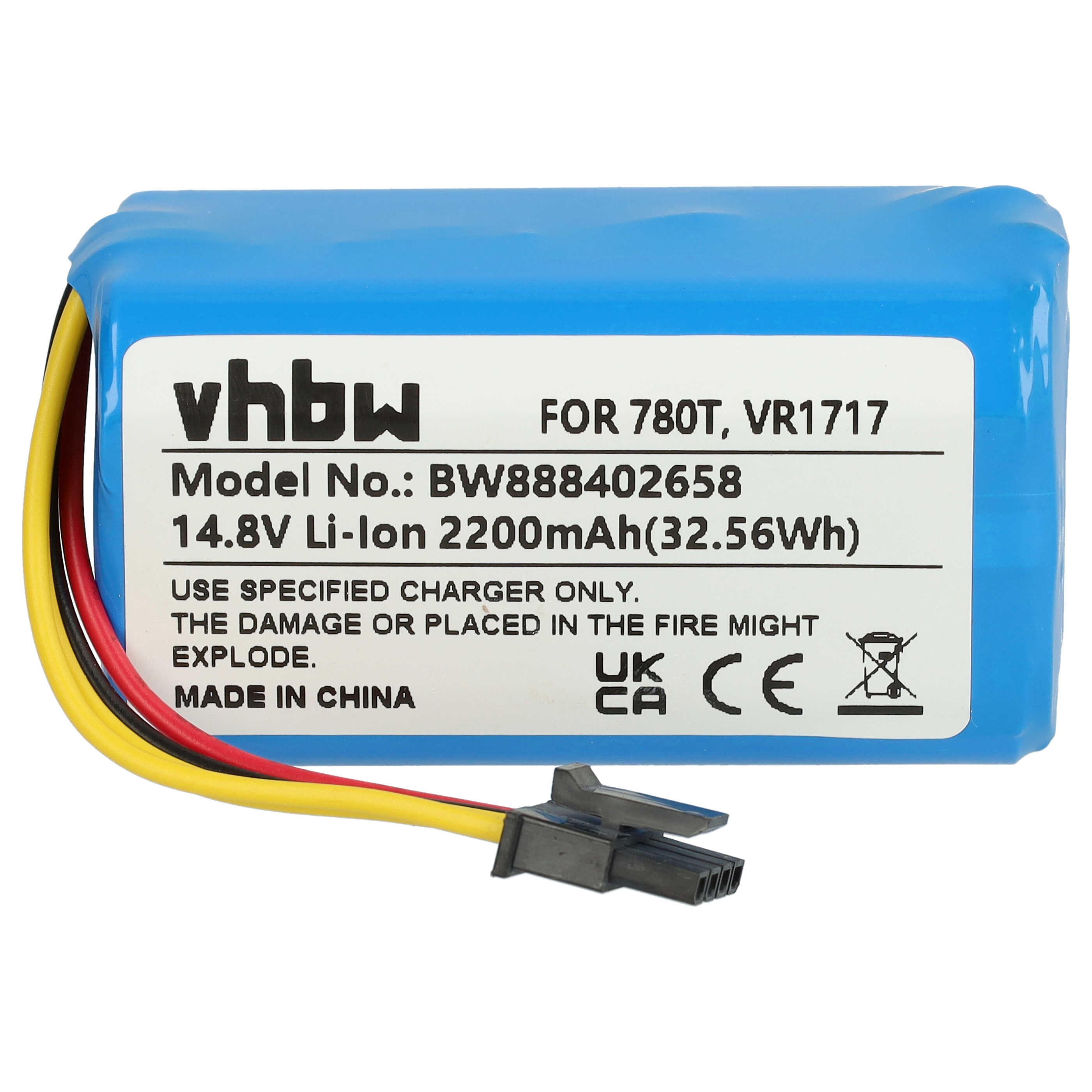 Vhbw Batterie Remplacement Pour Proscenic Vr1717 Pour Robot électroménager 2200mah 148v Li 1824