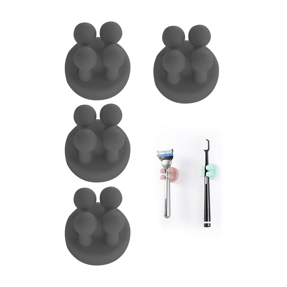 BROSSE A DENTS ,Blue 1--Brosses à dents en Silicone en forme de U pour enfants, brosses à dents