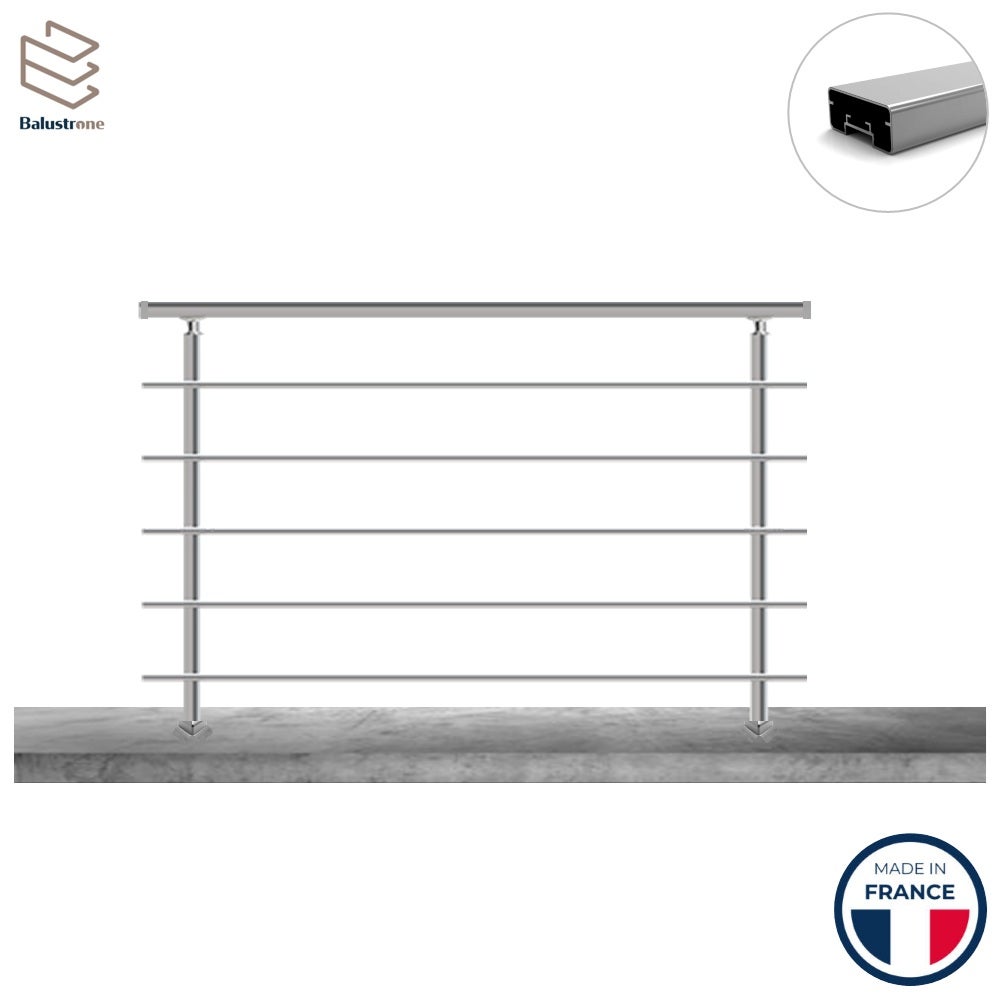 Kit Garde-corps Câble Inox 1/8 - 500 Pieds Câble + Accessoires Pour Installation Sur Bois