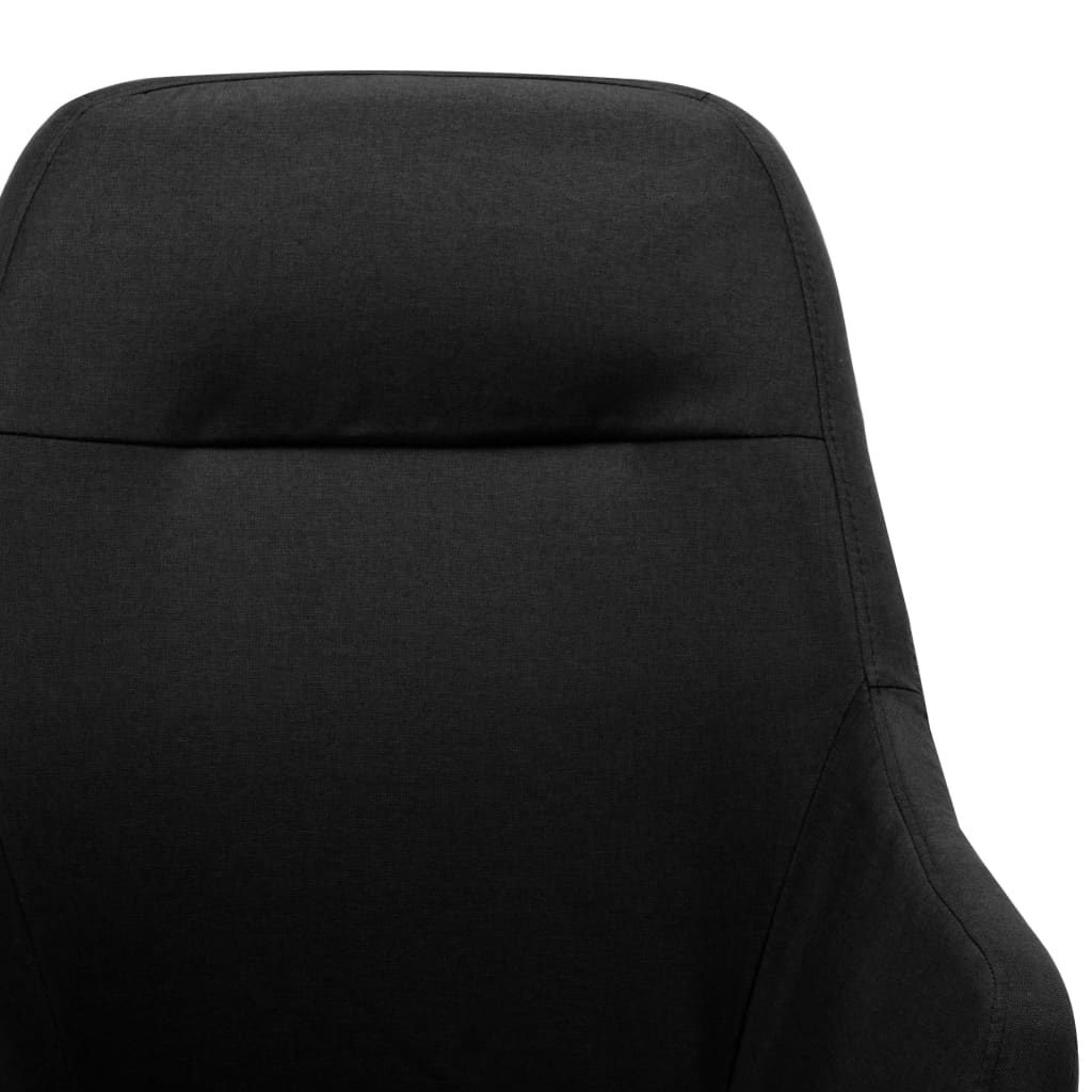 Chaise à bascule | Rocking chair | Fauteuil à bascule Noir Tissu794627 - 6