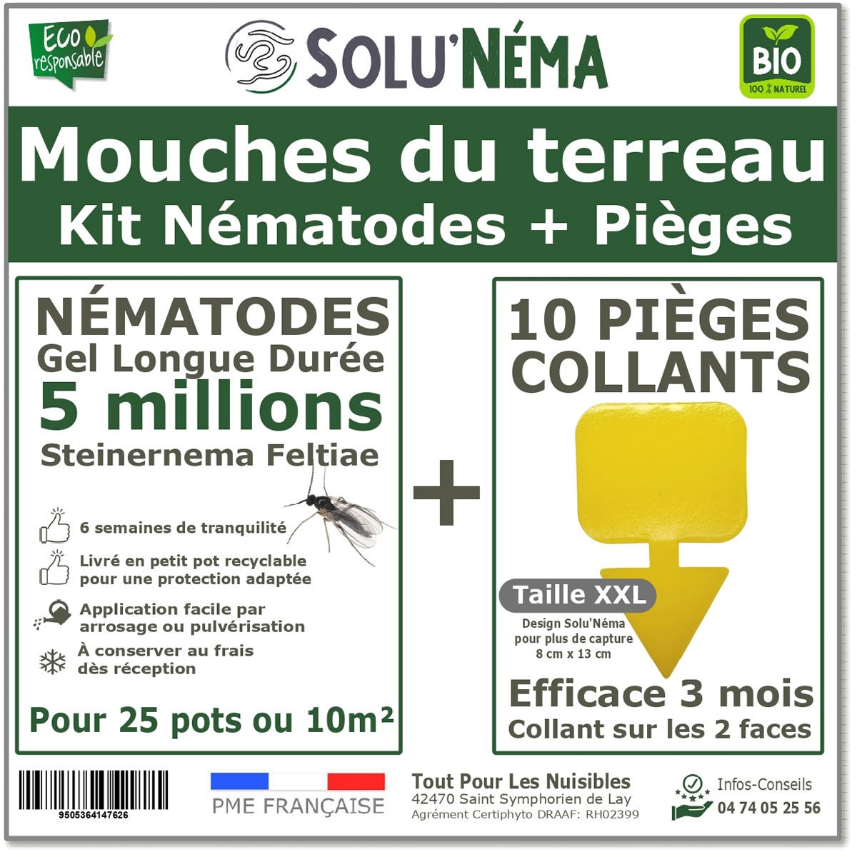 Traitement Thrips - 10 millions Nématodes SF - Poux rouges du Poulailler