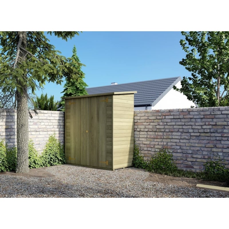 Szafa ogrodowa narzędziowa ALTANKA 1,66x0,82 m H.1,86 - drewniana, z podłogą i tylną ścianą, DOM84, 1szt.