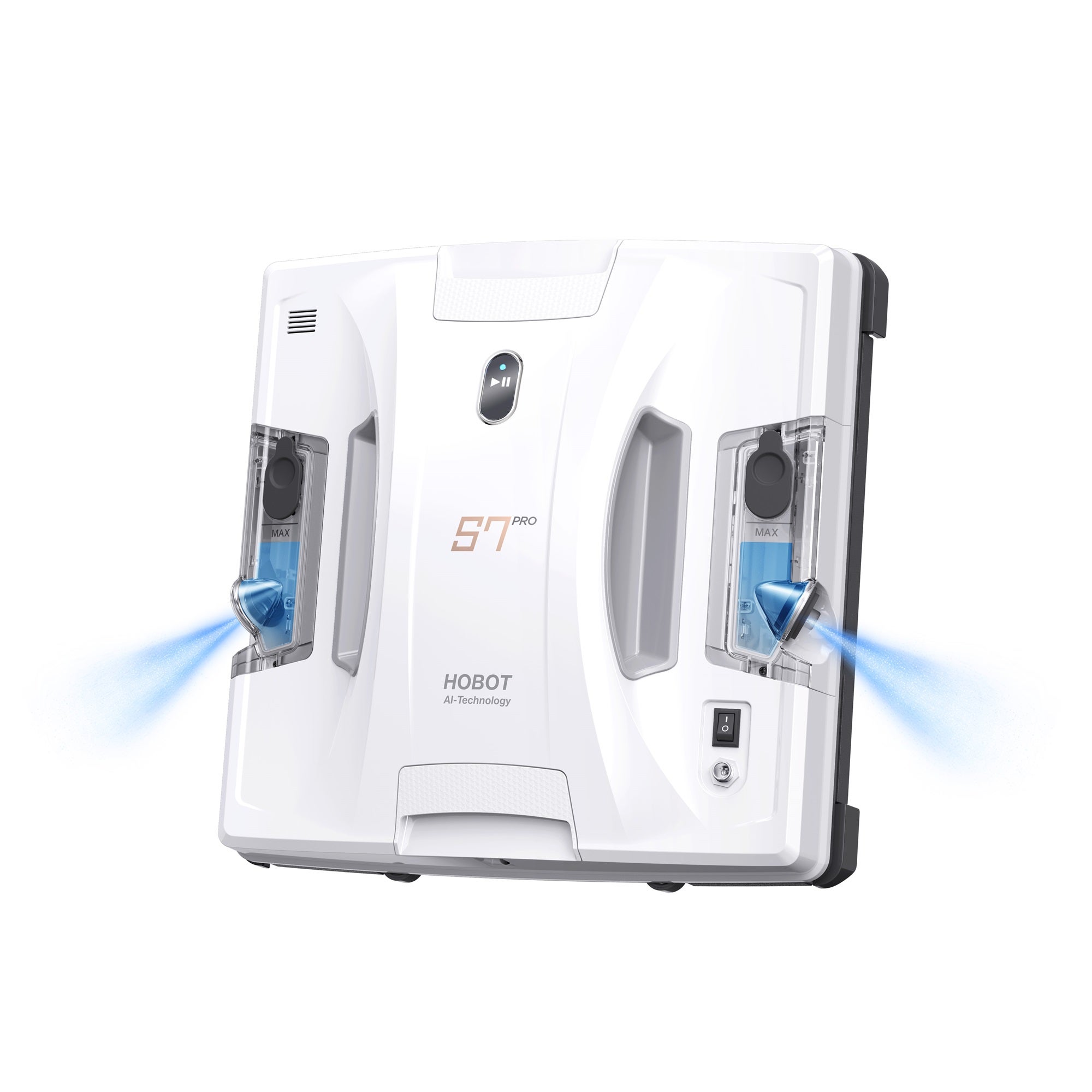 HOBOT-S7PRO Robot limpiacristales inteligente con sistema automático de doble pulverización y mopas motorizadas que limpian a 600 RPM. - 6