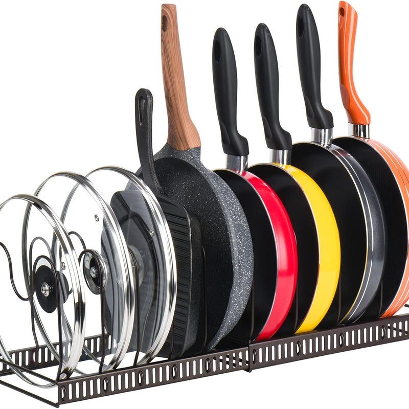 Rozszerzalna kratka do pieczenia, 10 regulowanych przegródek, pokrywka na naczynia do pieczenia, czarna