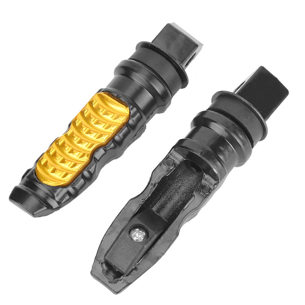 1 Paire Repose-Pieds Passager Universels Pour Moto Tout-Terrain MX Enduro - Installation Rapide