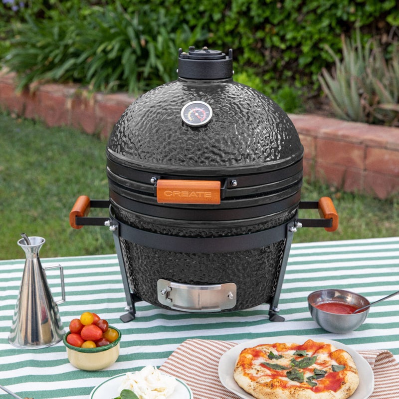 BBQ KAMADO - Ceramiczny grill z wędzarnią