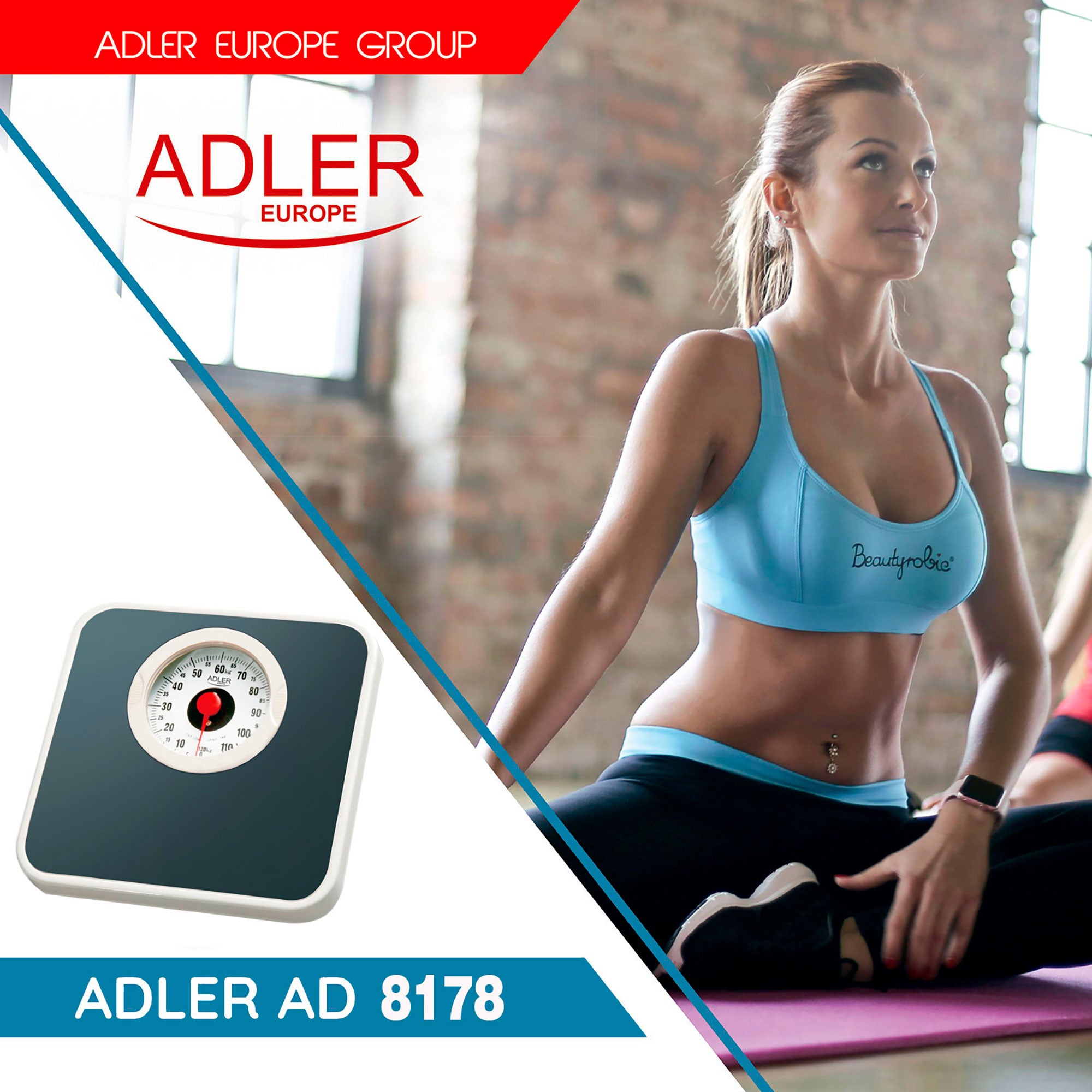 Bilancia Da Bagno ADLER Mesko, Vetro Temperato, Max 150 Kg, Precisione 100g, Display Chiaro, Nera - 3