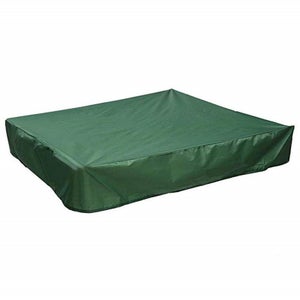 Bâche Bac à Sable 120x120 Cm Housse Protection Étanche UV Protection 70 Pour Bac A Sable Oxford Avec Cordon De Serrage Vert 90896965