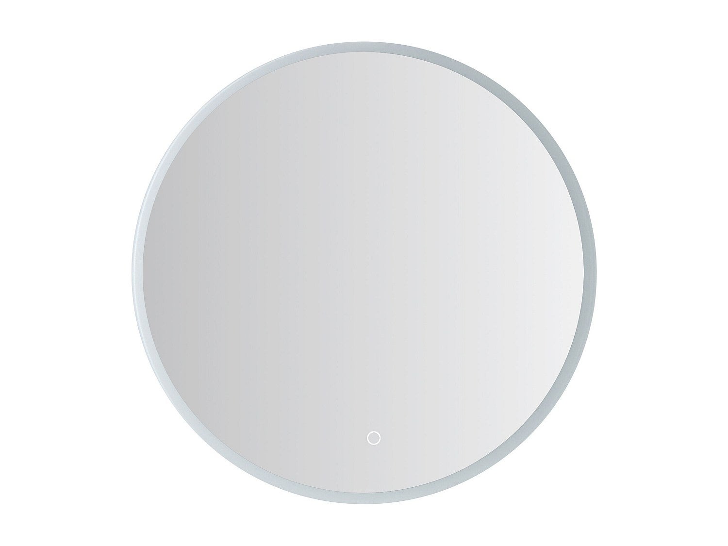 Lustro łazienkowe okrągłe przeciwparowe z oświetleniem LED - śr. 80 cm - DANIELA