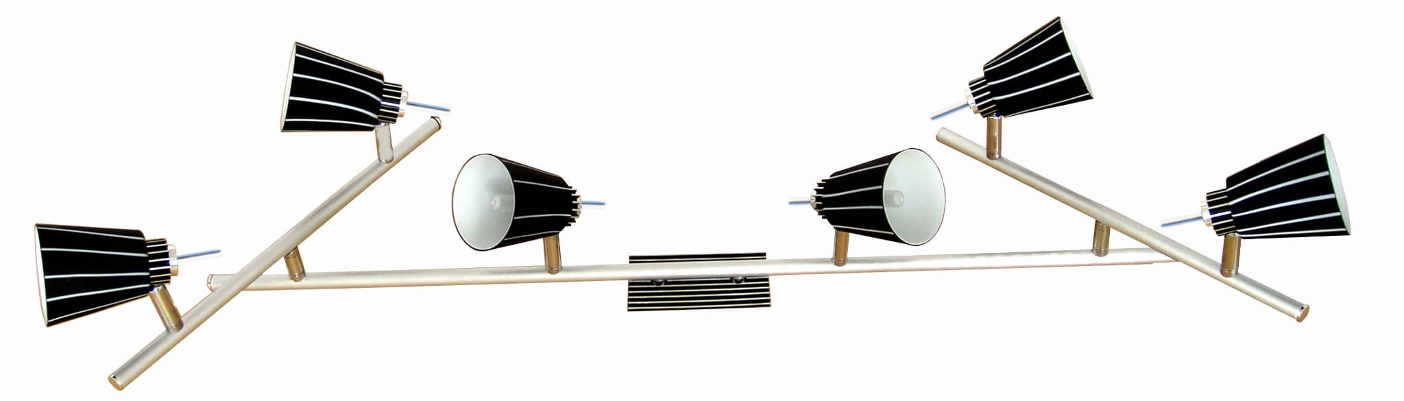 Lampa wisząca Senso satyno-czarna 6xG9x40W wym: 19 x 98 x 30 cm metal Candellux