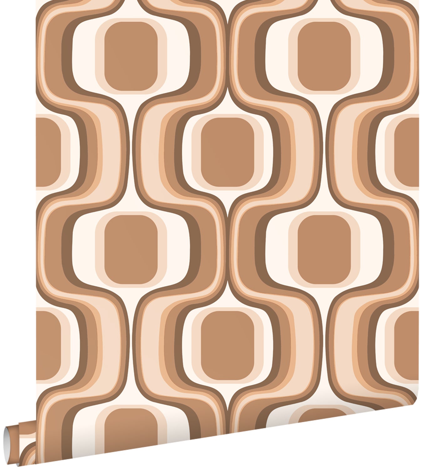 Tapeta ozdoby retro brązowym - 50 x 900 cm - ESTAHOME