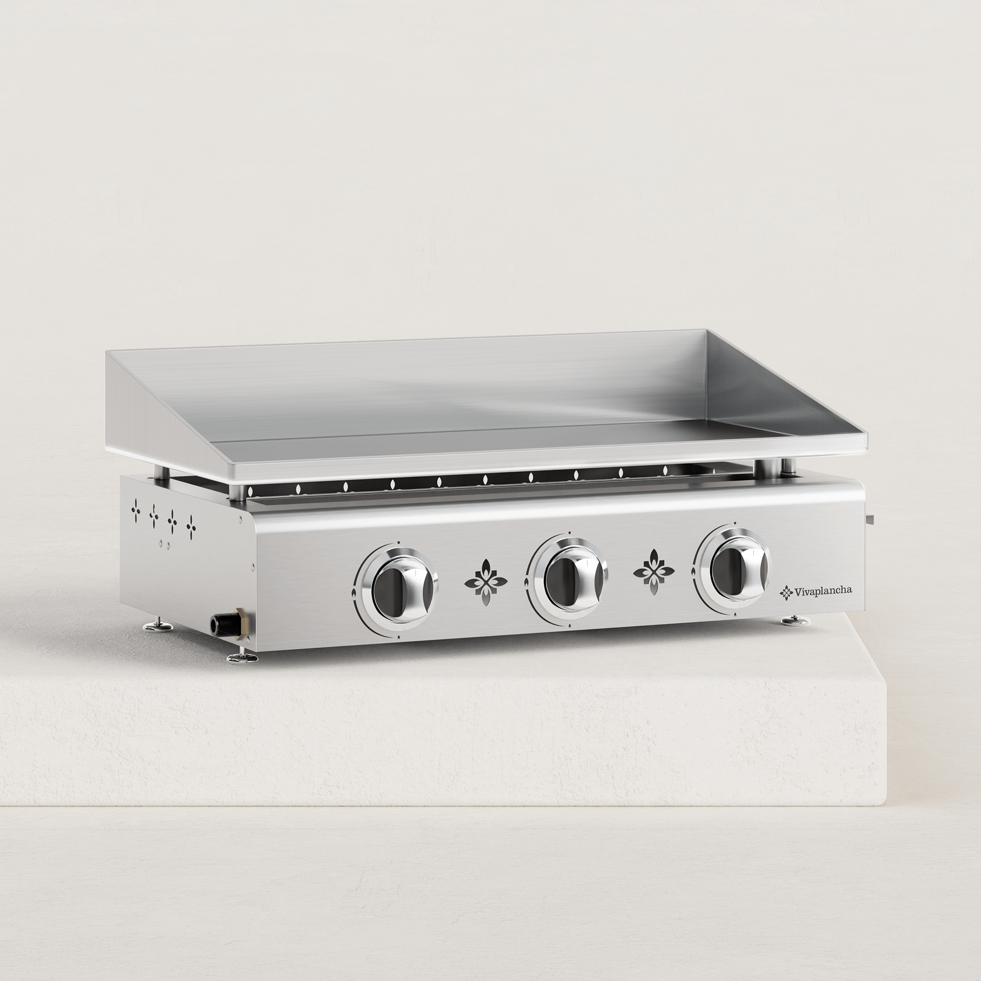 Plancha gaz Pimientos 3 feux inox de la marque Vivaplancha Leroy Merlin — free download