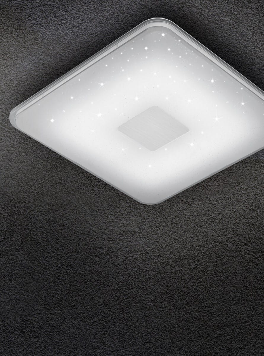 Plafon kwadratowy SAMURAI LED 21.5W Odcienie bieli 2400 lm biały wym:6x42,5x42,5cm IP20 Trio
