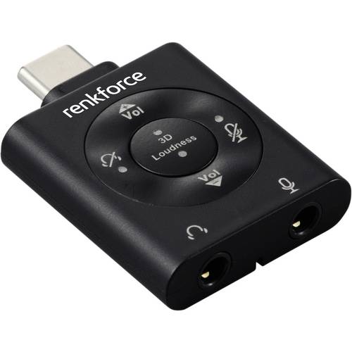 Renkforce USB-C®, audio Adaptateur [1x USB-C® mâle - 1x Microphone ...
