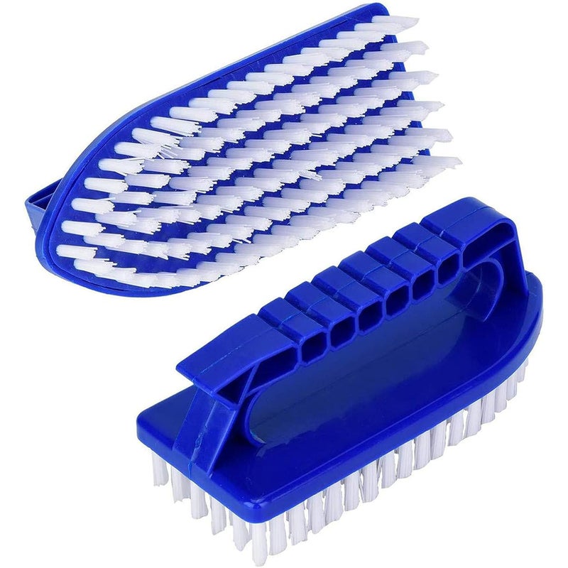 Confezione da 2 spazzole in nylon per piscina, per fundo piscina e piccole piscina, pulitore manuale per piscina
