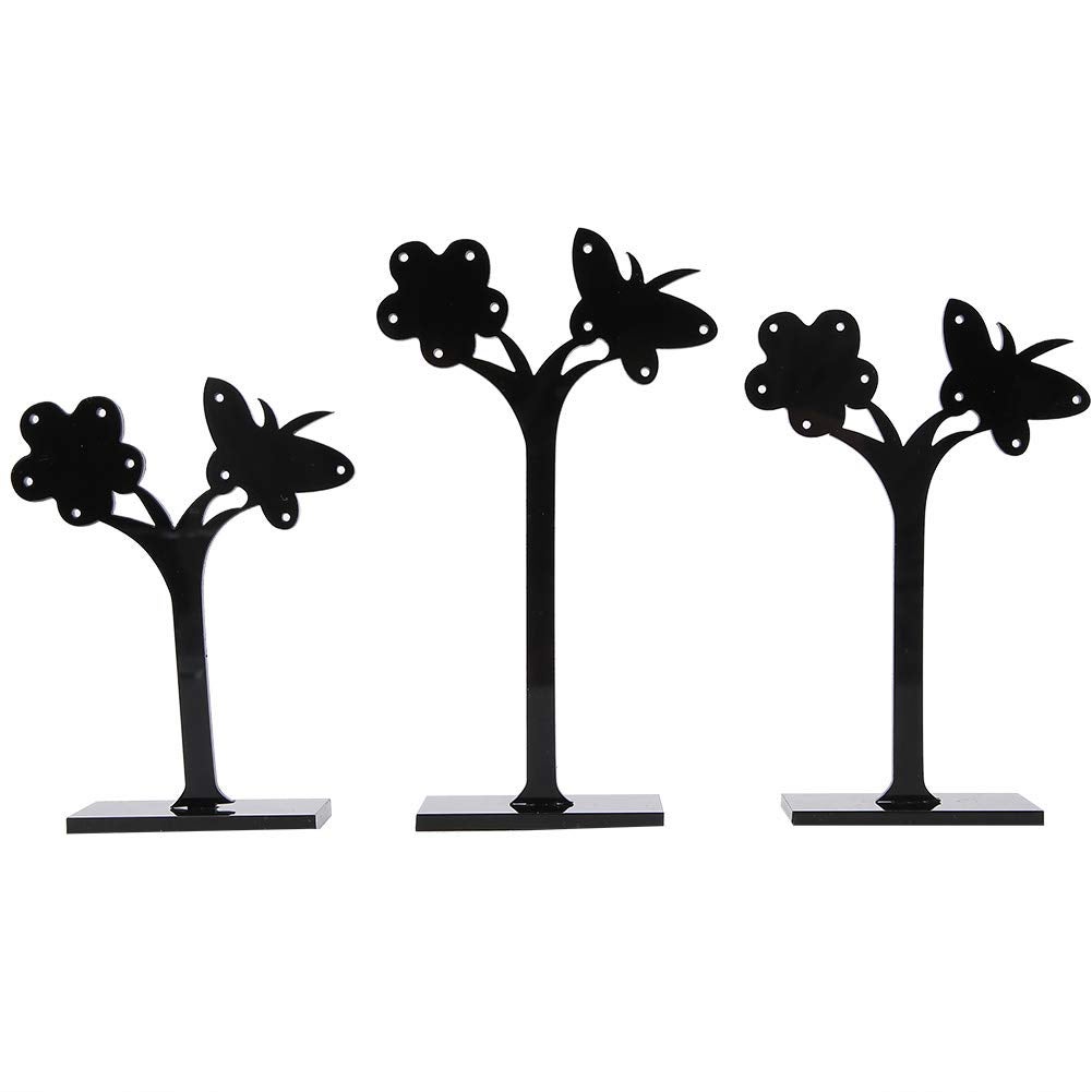 FINGERINSPIRE – 2 Supports Pour Figurines Avec Bras Serpent Ajustable – Noir – 93x73x222mm