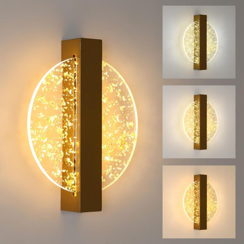 Applique Murale Design Hofstein - Aluminium/transparent - Pour Salon, Couloir
