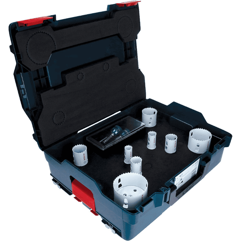 Bosch Professional Set da 11 pz. Seghe a Tazza Progressor for Wood and Metal (in L-Boxx, Ø 22-83 mm, Accessorio per Foratrice)