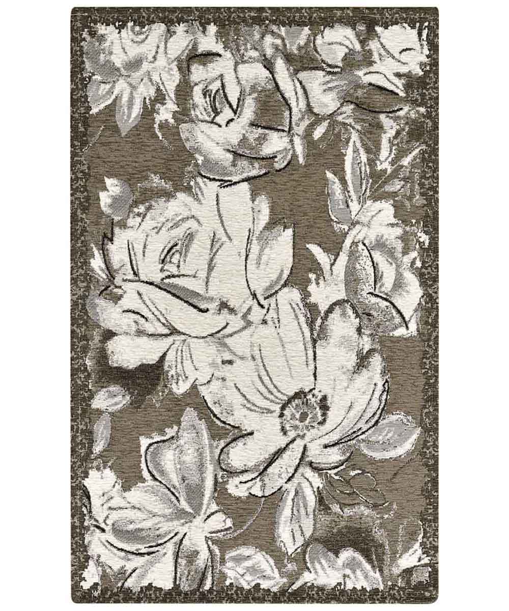 Dywan welurowy antypoślizgowy ASTER 115x175 cm MUD | GalleriaFarah1970
