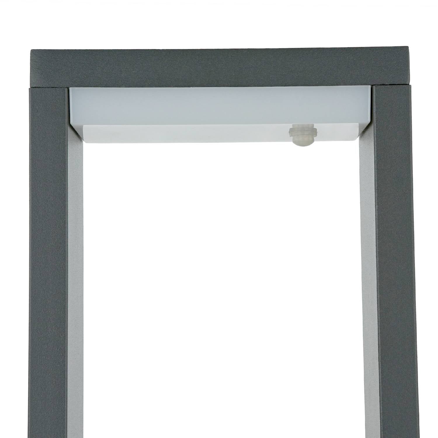 Lampada da giardino decorativa MENISINO LED 50cm IP54 resistente alle intemperie colore antracite lampione da percorso - 5