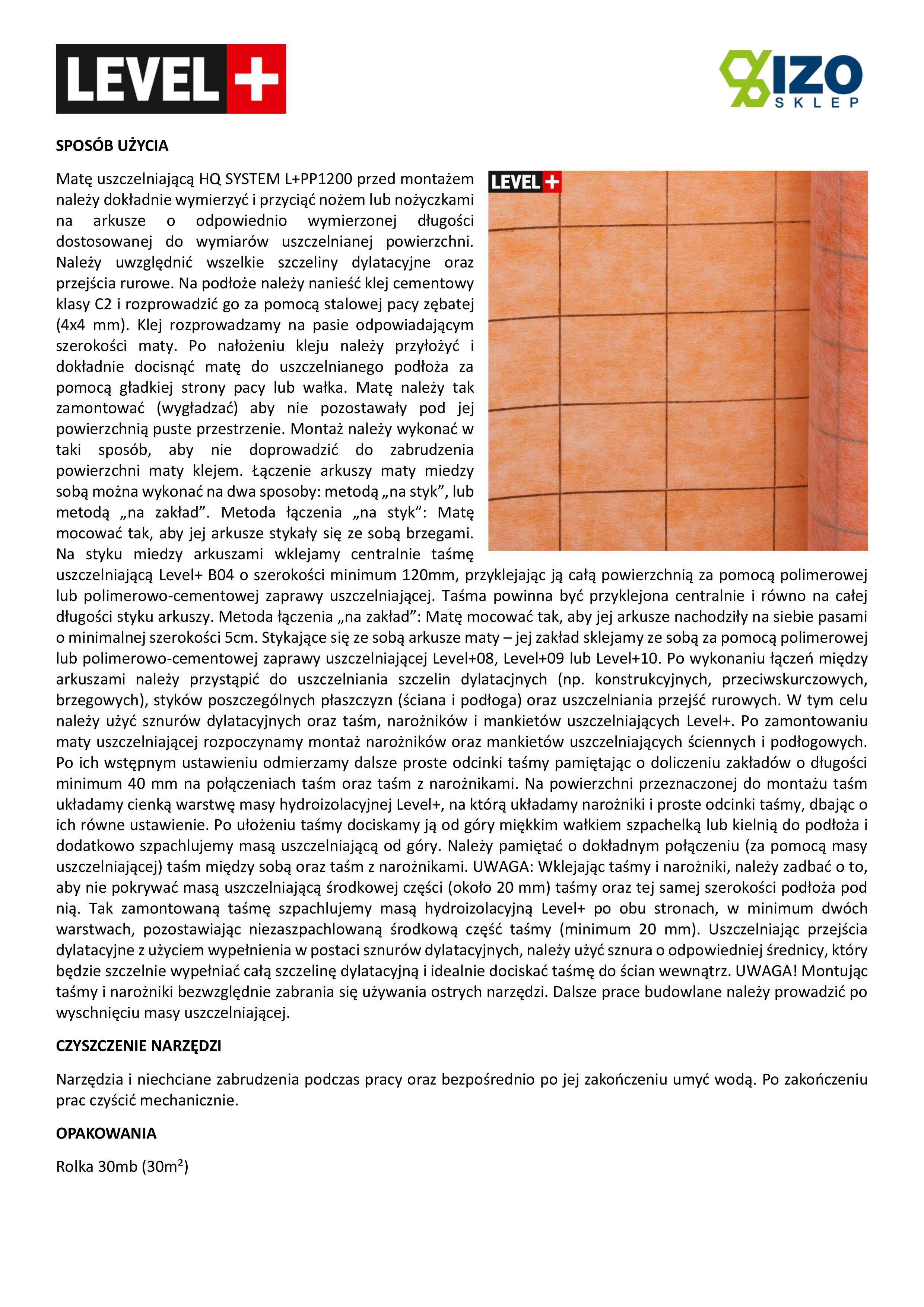 Membrane d'étanchéité Non-tissé d'étanchéité sous carrelage Etanche Orange HQ PP1200 - 60m² - 8