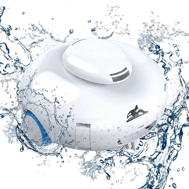 Limpiador de piscinas,robot para piscinas,autonomía de 120 minutos, puede subir por las paredes de la piscina,potente succión, aparcamiento automático