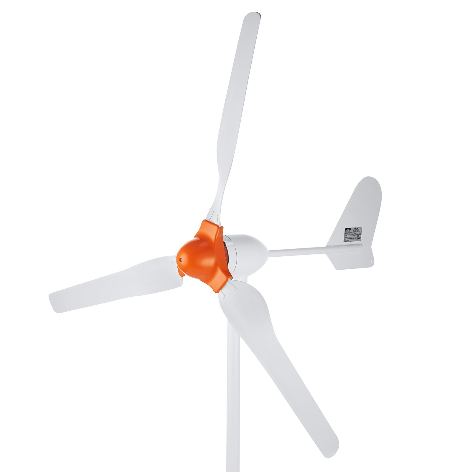 Générateur d'éolienne 800 W, kit d'éolienne 12 V, générateur d'énergie éolienne à 3 pales contrôleur MPPT, direction du vent réglable et vitesse VEVOR - 9