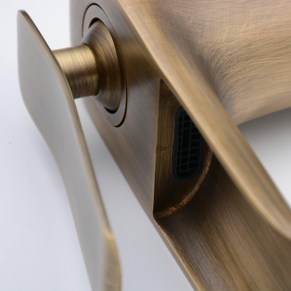 Robinet de Salle de Bains pour Les Lavabos antique laiton Haut Robinet de Lavabo Mitigeur - 6