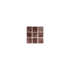 Présentoir à Bagues En Bambou Avec Velours Beige - Lot De 6 - 3,8x3,8x2,4 Cm - Pour Comptoir Ou Maison