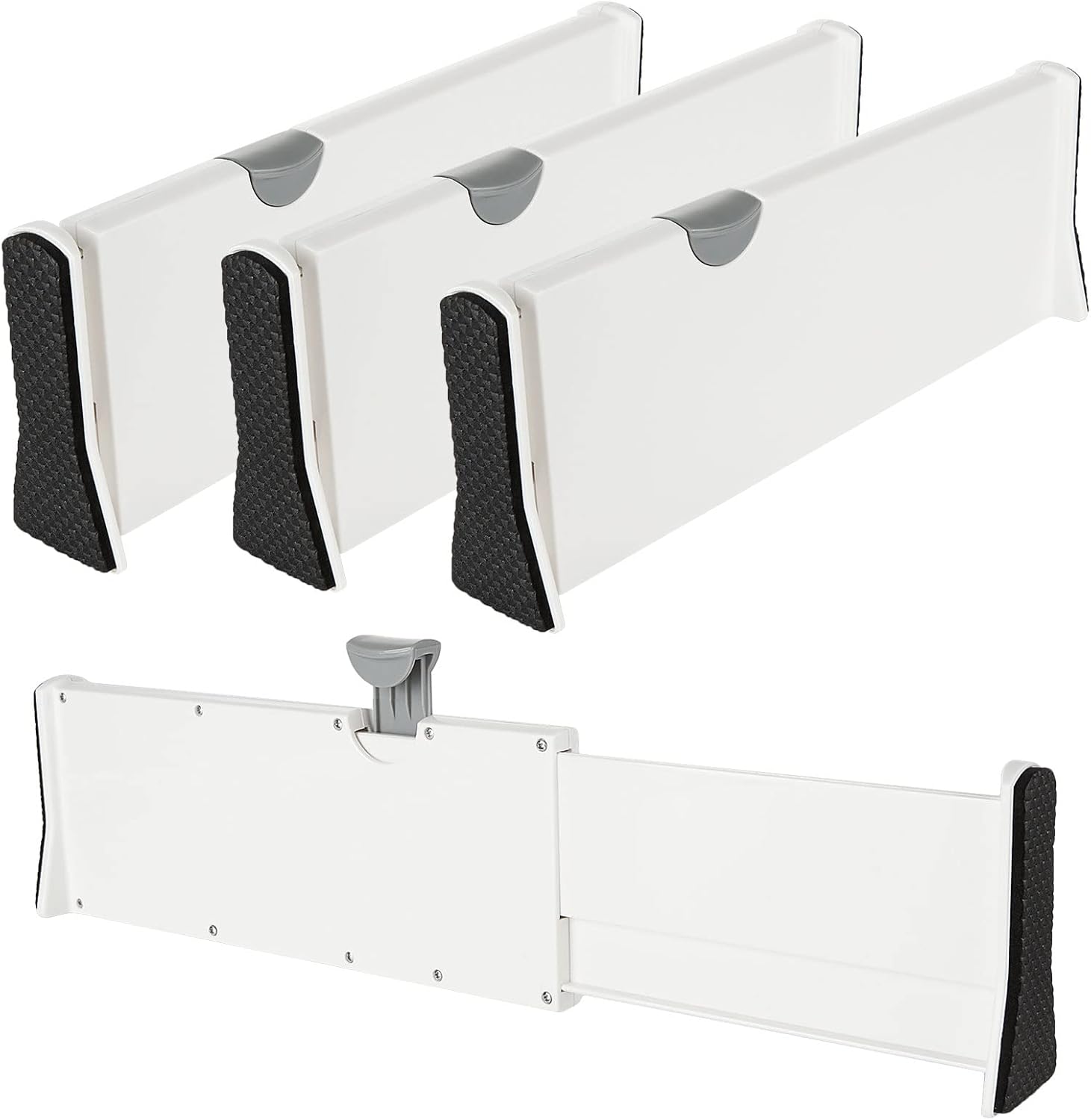 Séparateur Tiroirs Réglable 8 Pièces - Organisateur Cuisine Et Chambre Extensible