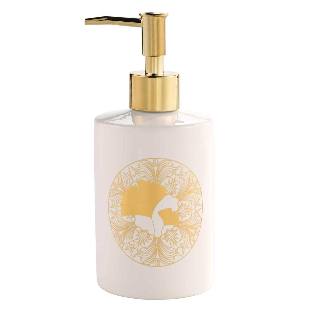Distributeur de Savon Imprimé Orbella 17cm Noir & Argent | Leroy Merlin