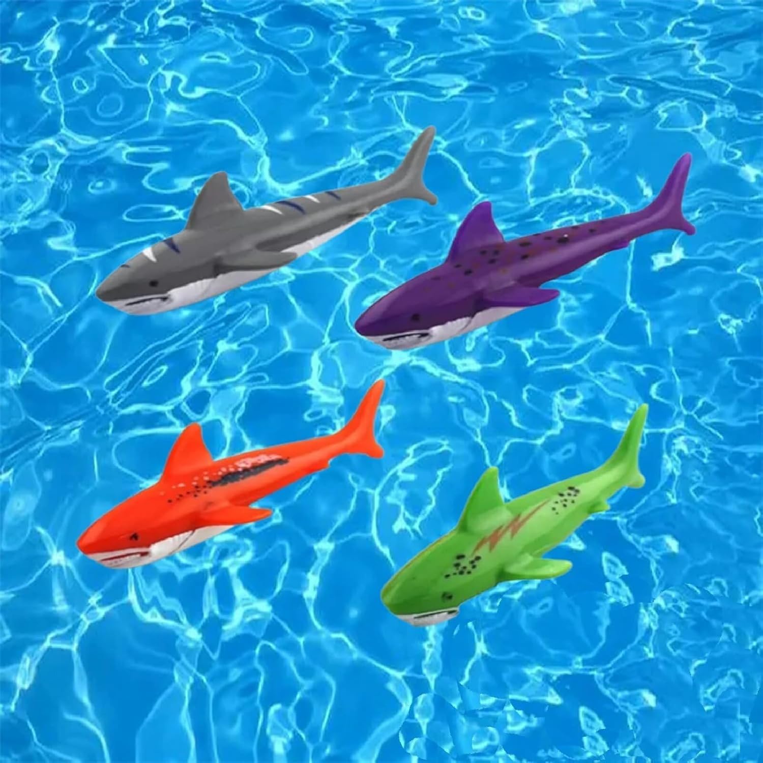 Tatxmalv Set De 27 Juguetes De Buceo Para Niños – Anillos, Torpedos Y Sirenas Submarinas, Ideal Para Piscina, Bañera Y Entrenamiento De Natación